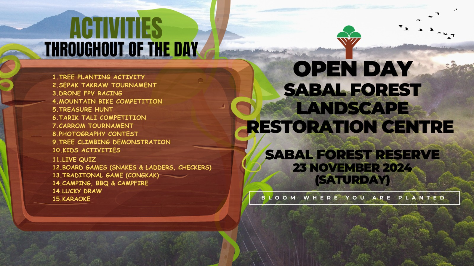 Open Day Sabal Forest Landscape Restoration Centre