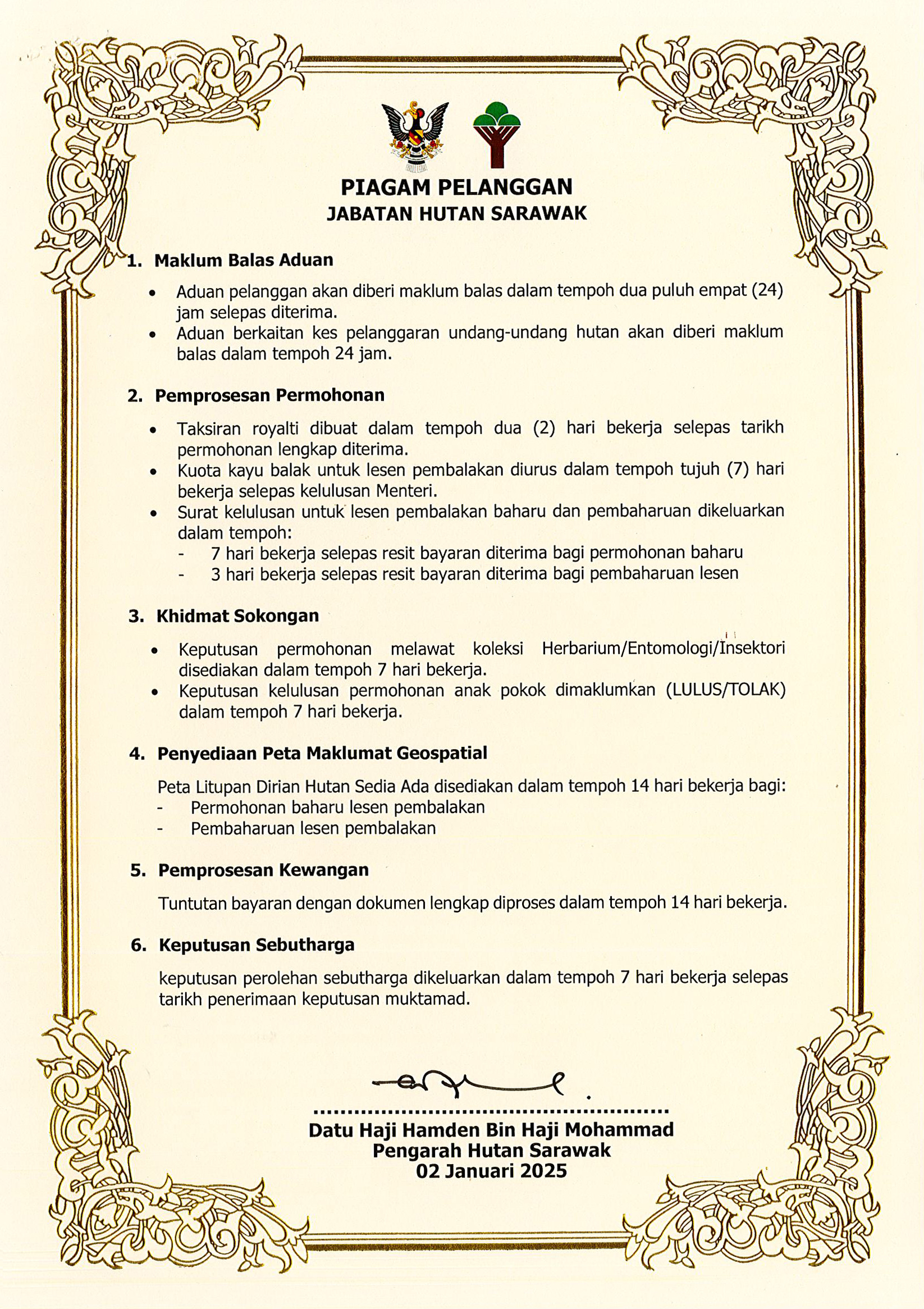 Piagam Pelanggan